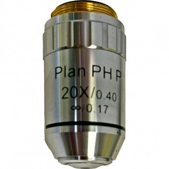 Объектив фазовый планахроматический LEVENHUK 20x/0,40, беск/0,17