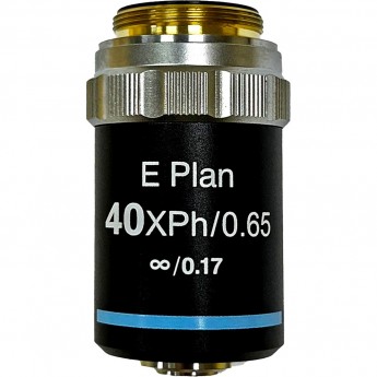 Объектив фазовый планахроматический LEVENHUK 40x/0,65, беск/0,17